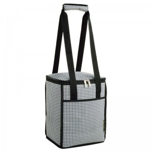Picnic at Ascot Houndstooth Tall Insulated Cooler PVQ1588